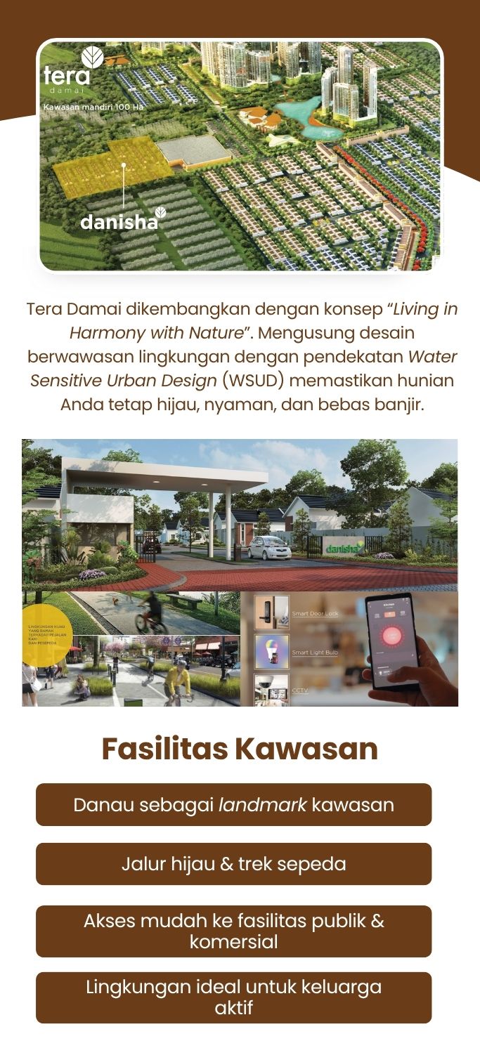 Tentang Kawasan Tera Damai Cluster Danisha